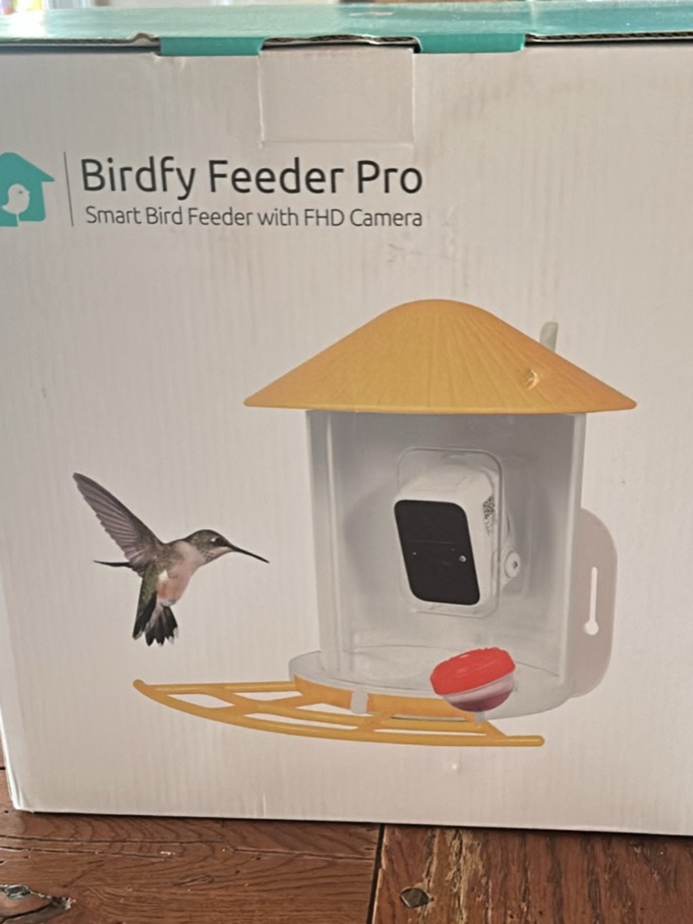Smart Bird Feeder with FHD Camera - Yellow